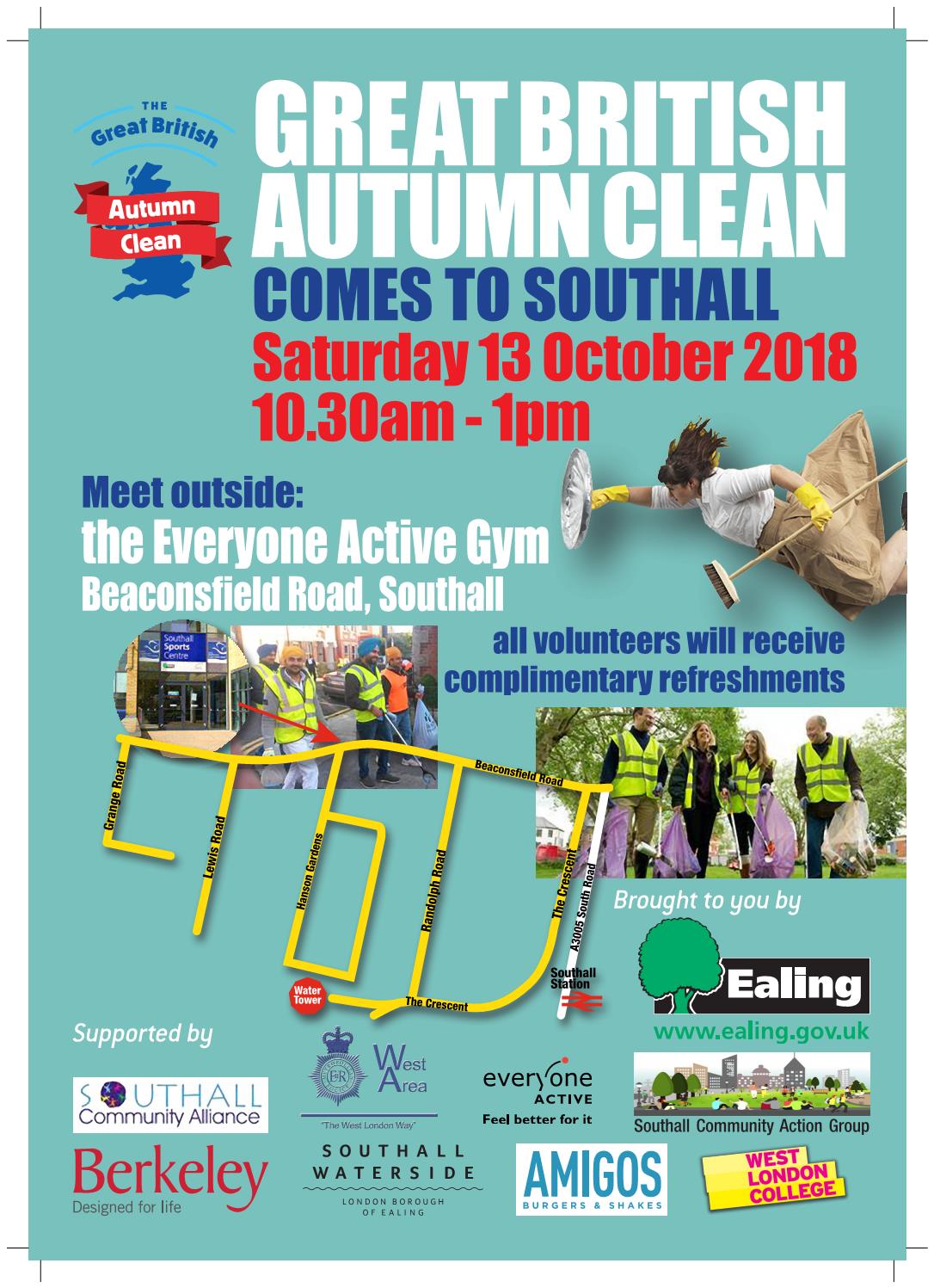 Great British Autumn Clean in Southall - Do Something Good