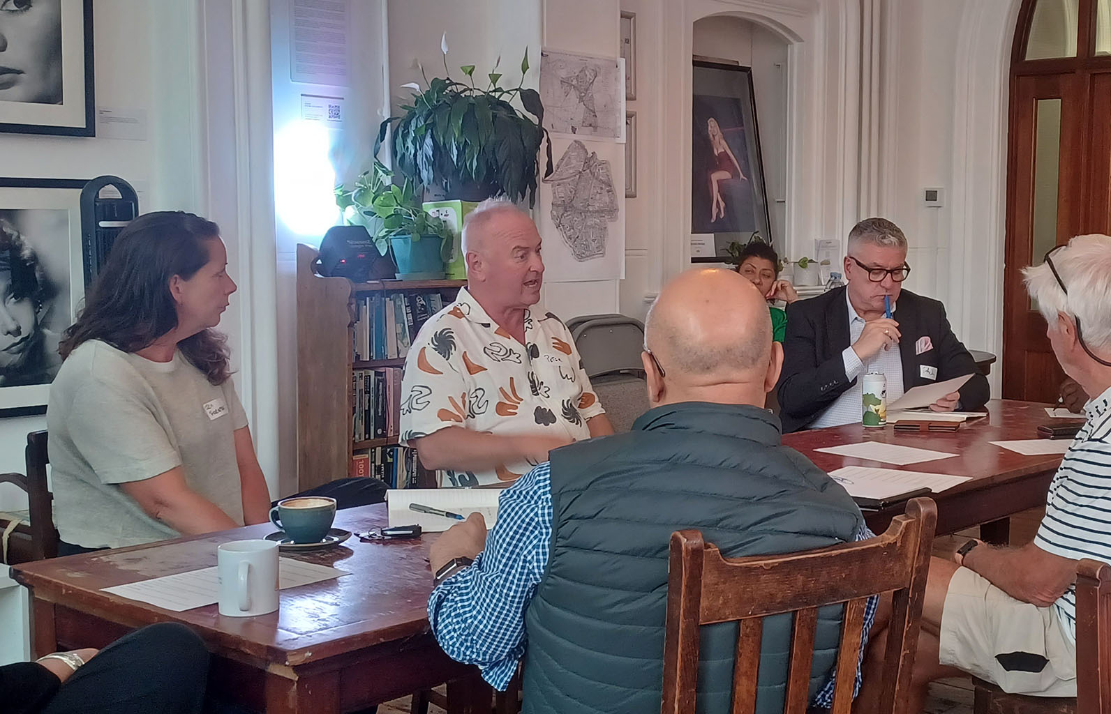 A meeting of the Acton Town Team