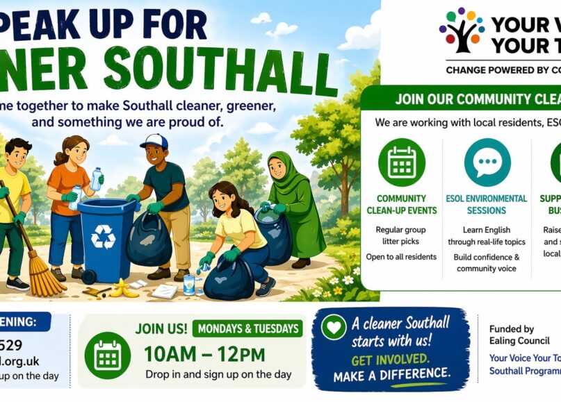 Speak Up for a Cleaner Southall-Your Voice Your Town