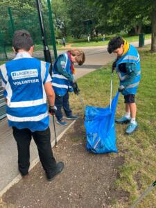 14th Acton Scouts Hut on a litter pick
