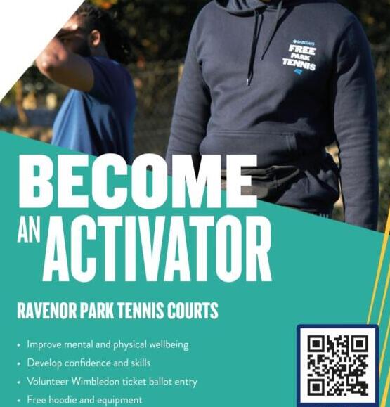 Become A Tennis Activator At Ravenor Park